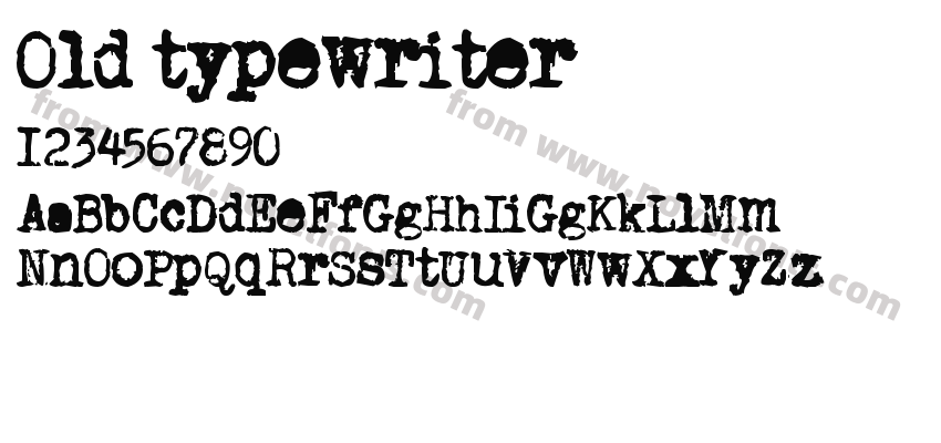 Old typewriterPreview