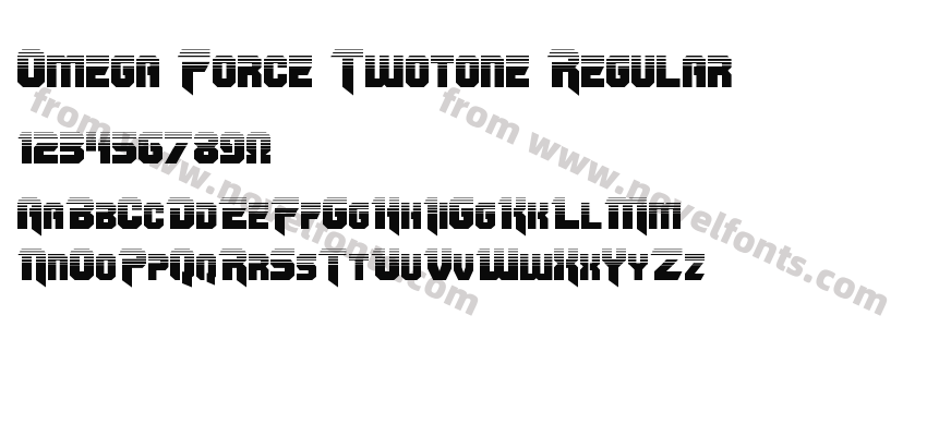 OmegaForce Twotone RegularPreview