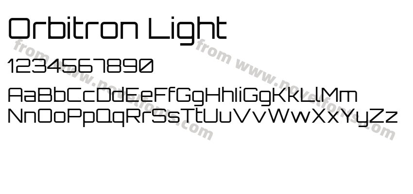 Orbitron LightPreview