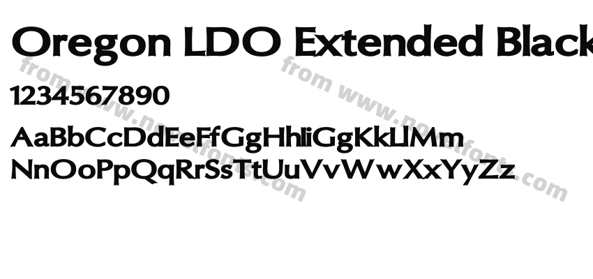 Oregon LDO Extended BlackPreview