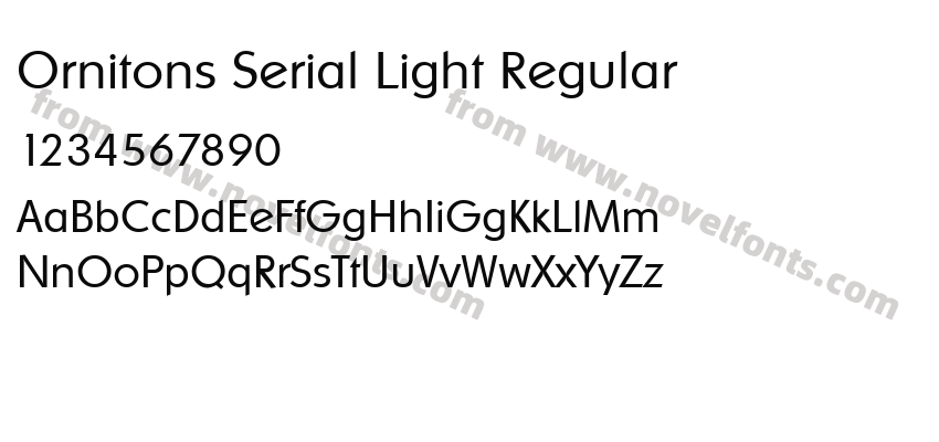 Ornitons Serial Light RegularPreview