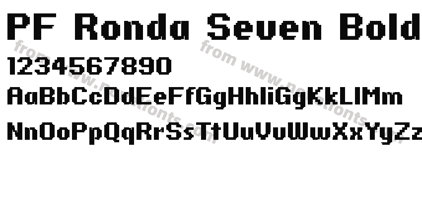 PF Ronda Seven BoldPreview