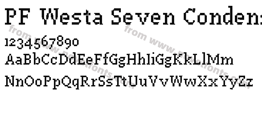 PF Westa Seven CondensedPreview