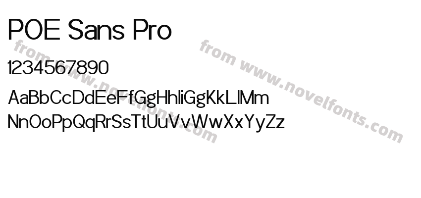 POE Sans ProPreview