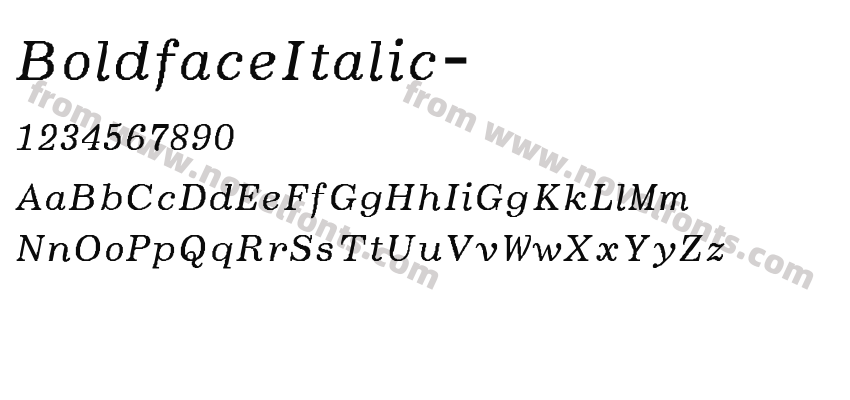 BoldfaceItalic-Preview