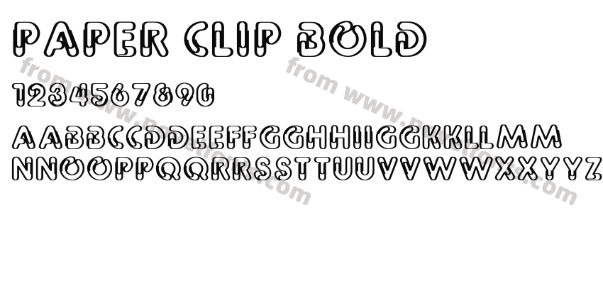 Paper Clip BoldPreview