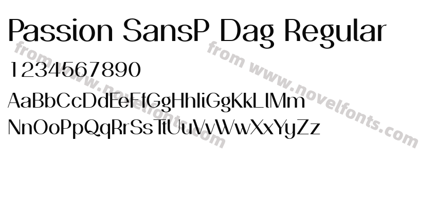 Passion SansP Dag RegularPreview