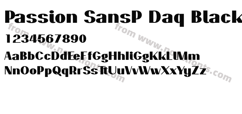 Passion SansP Daq BlackPreview