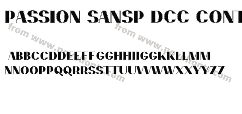 Passion SansP Dcc ContourPreview