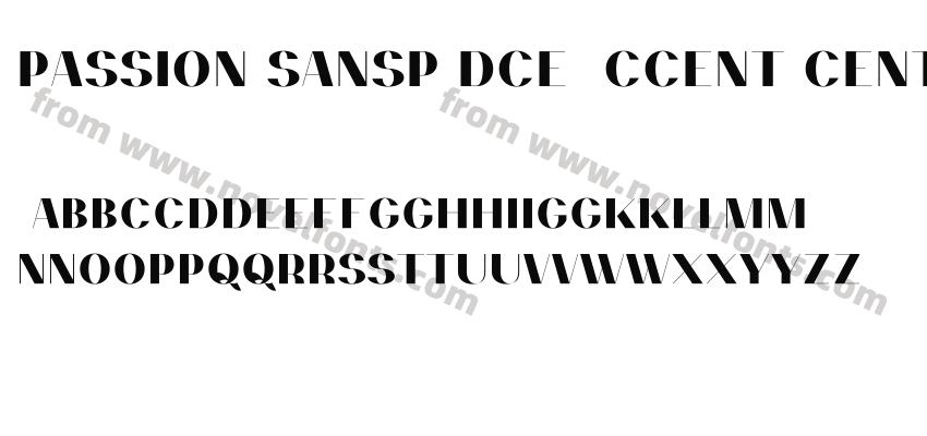 Passion SansP Dce Accent CenterPreview