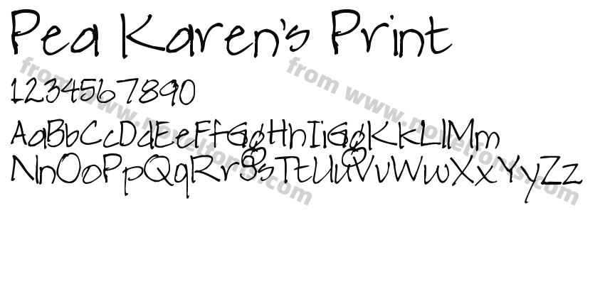 Pea Karen's PrintPreview