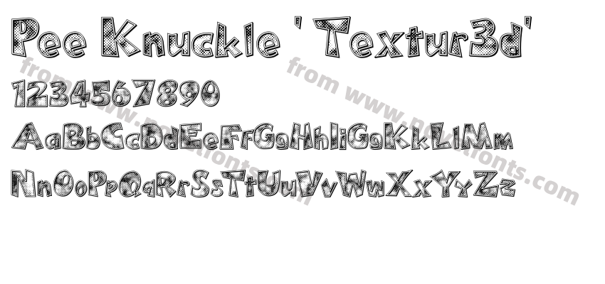 Pee Knuckle ' Textur3d'Preview