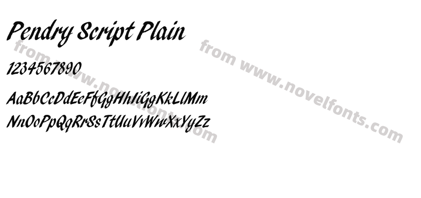 Pendry Script PlainPreview