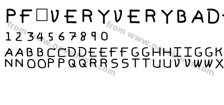 Pf_veryverybadfont6Preview