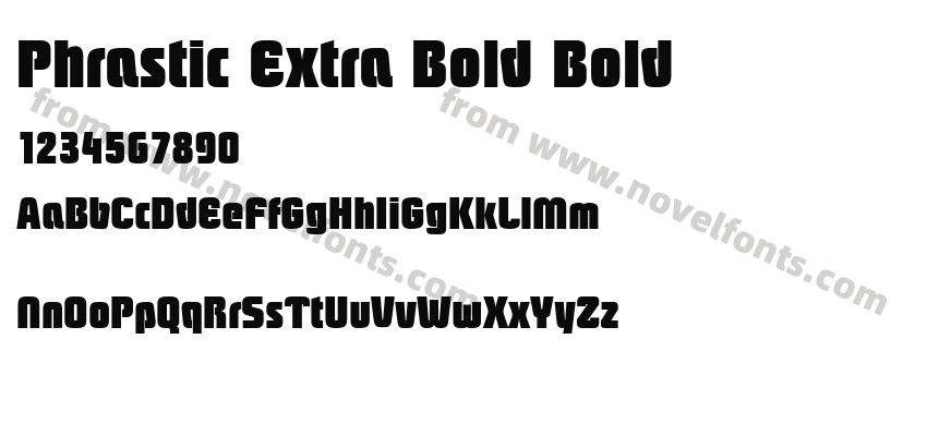 Phrastic Extra Bold BoldPreview