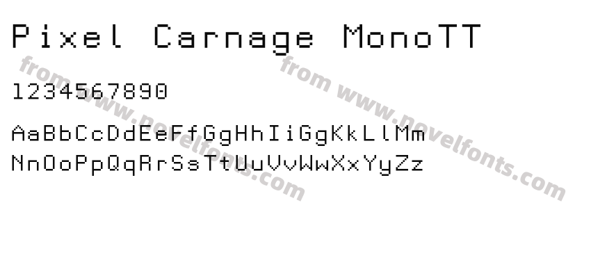 PixelCarnageMonoTTPreview