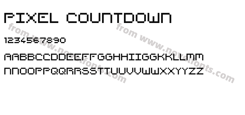 Pixel CountdownPreview