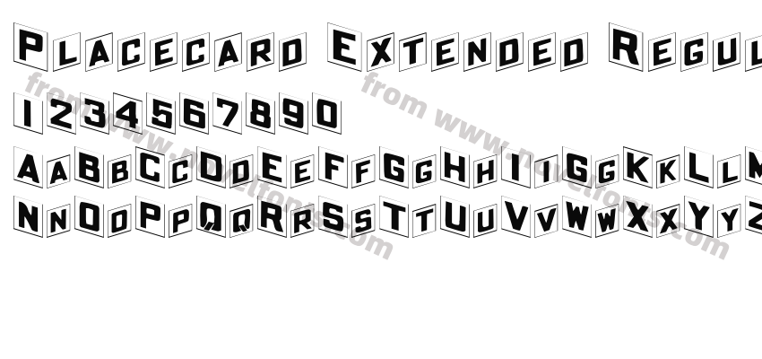 Placecard Extended RegularSWFTEPreview