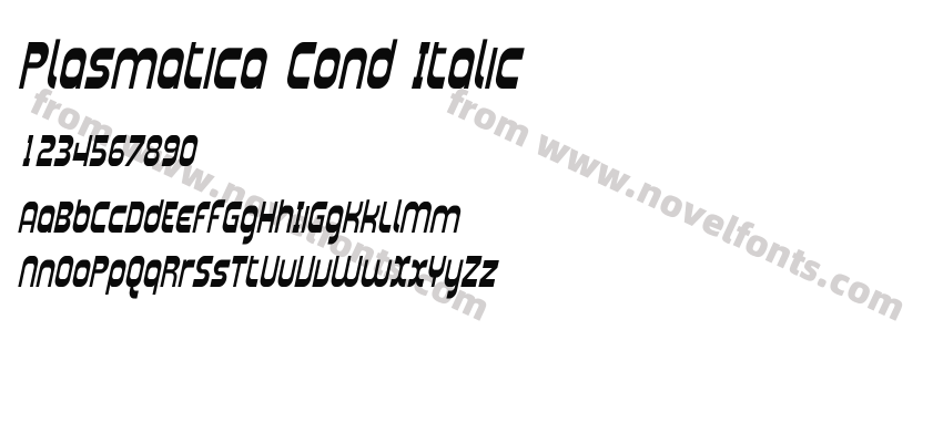 Plasmatica Cond ItalicPreview