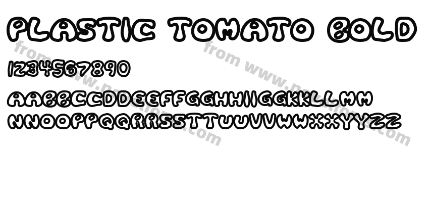 Plastic Tomato BoldPreview