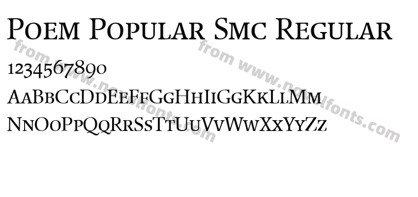 Poem Popular Smc RegularPreview