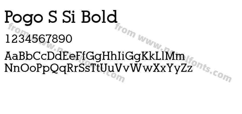 Pogo SSi BoldPreview