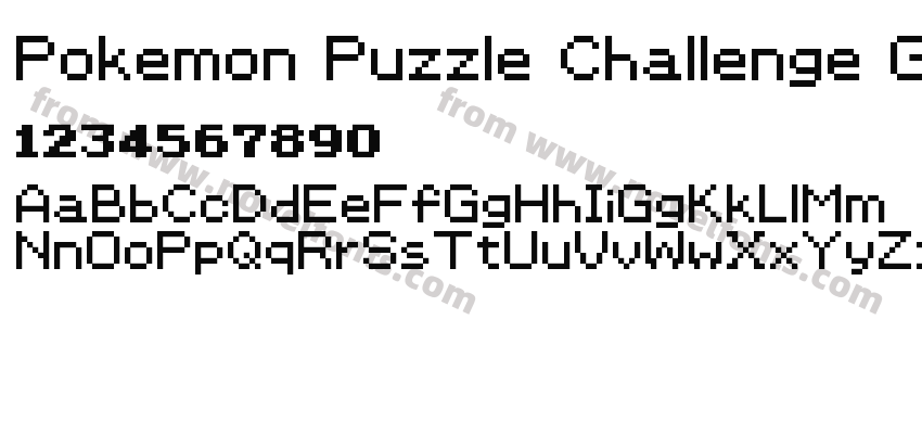 Pokemon Puzzle Challenge GBPreview