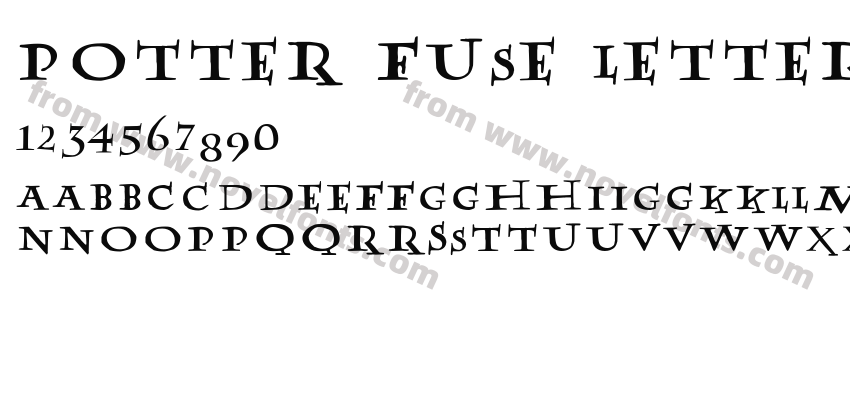 Potter Fuse Letter NormalPreview