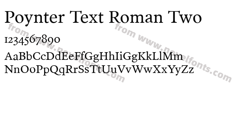 Poynter Text Roman TwoPreview