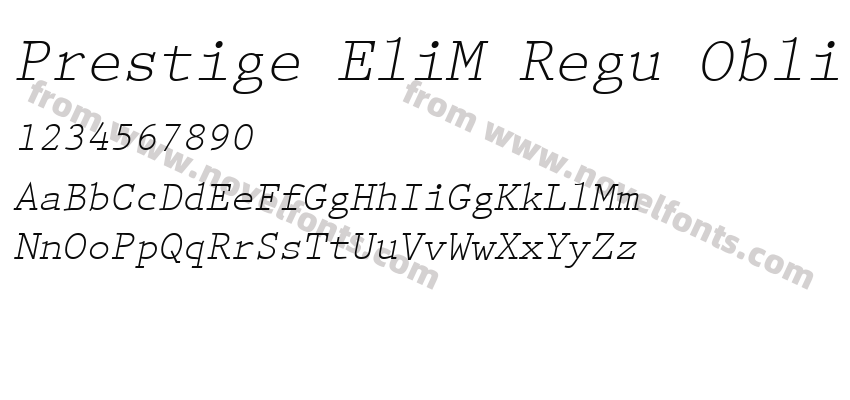 Prestige EliM Regu ObliPreview