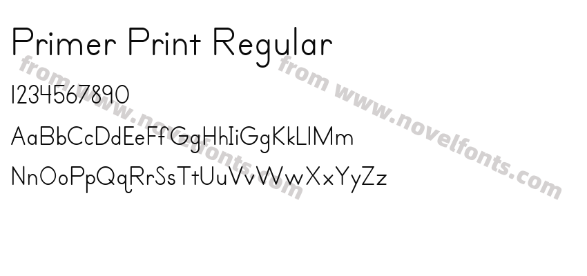 Primer Print RegularPreview