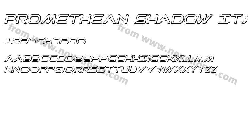 Promethean Shadow ItalicPreview