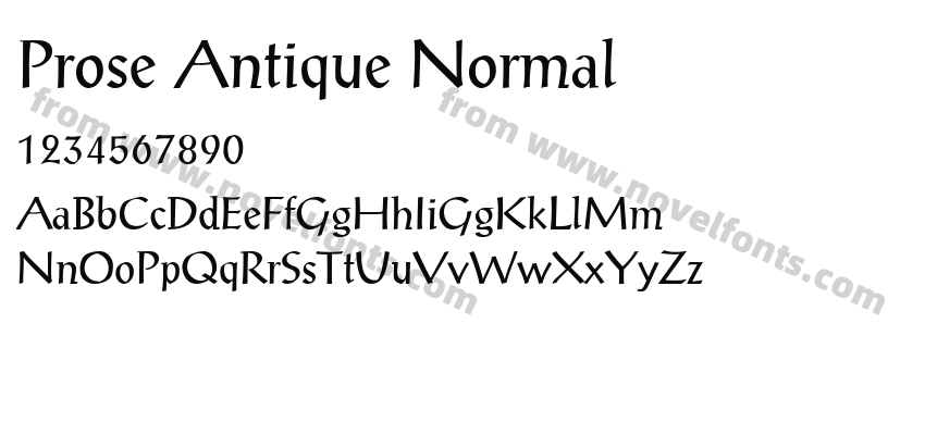 Prose Antique NormalPreview