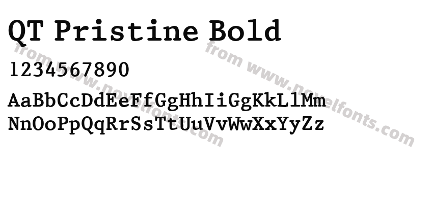 QTPristine BoldPreview