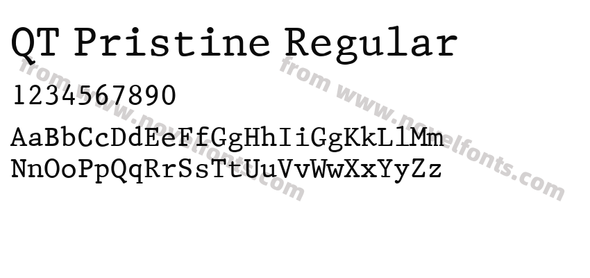 QTPristine RegularPreview