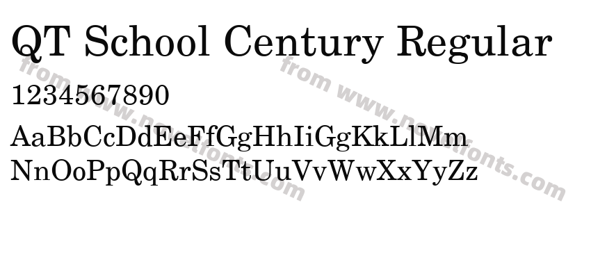 QTSchoolCentury RegularPreview