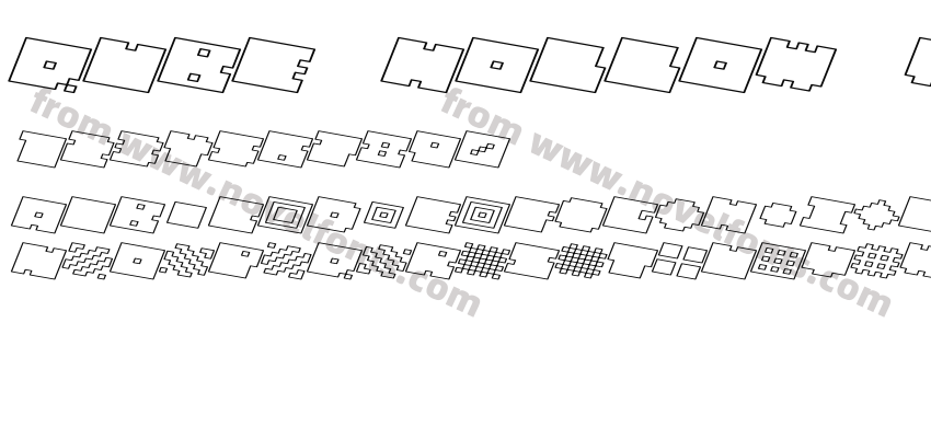 QUBE HOLLOW WIDE ITALICPreview