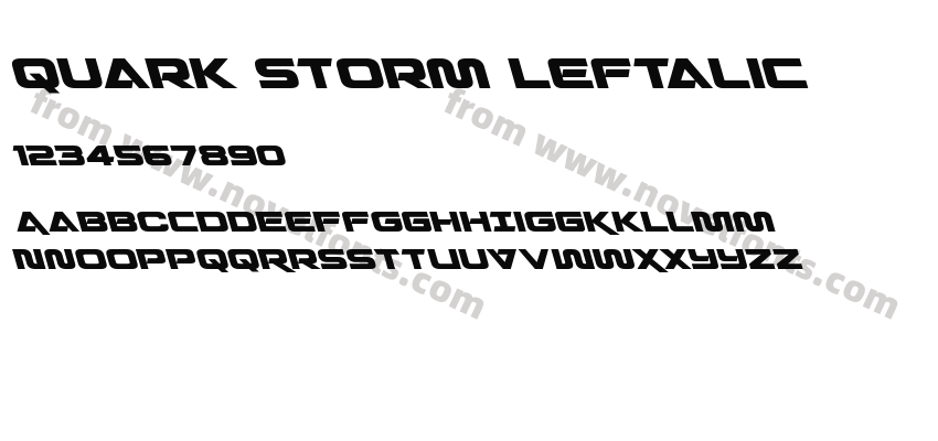 Quark Storm LeftalicPreview