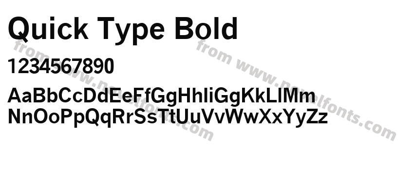 Quick Type BoldPreview