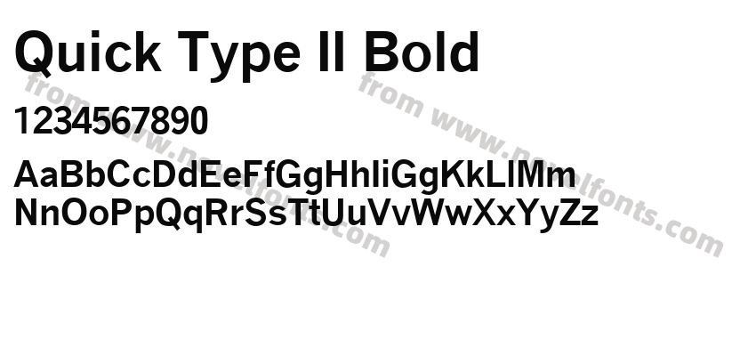 Quick Type II BoldPreview