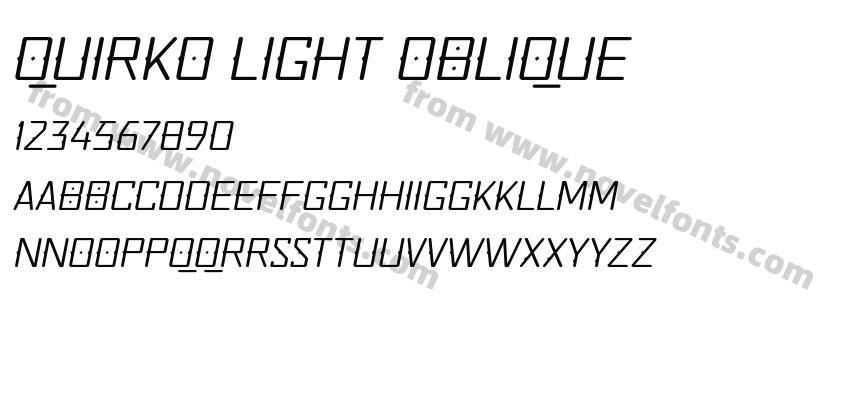 Quirko Light ObliquePreview