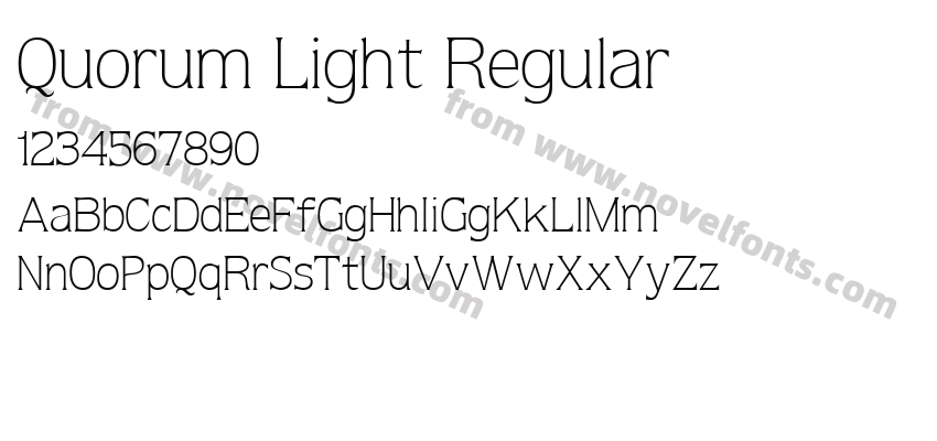 Quorum Light RegularPreview