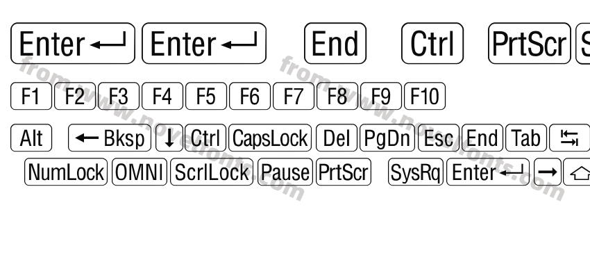 RR Key Caps NormalPreview