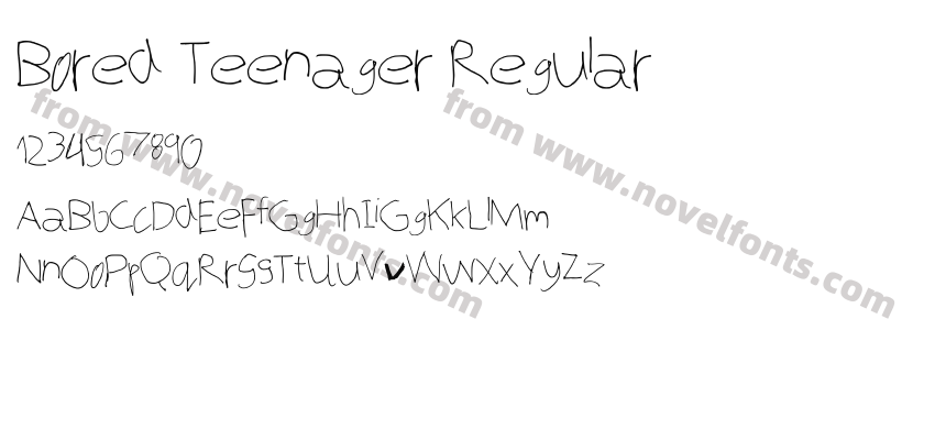 Bored Teenager RegularPreview