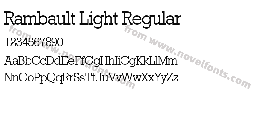 Rambault Light RegularPreview