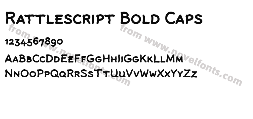 Rattlescript Bold CapsPreview