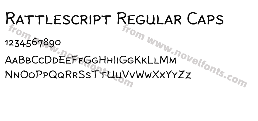 Rattlescript Regular CapsPreview