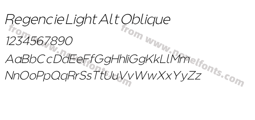 Regencie Light Alt ObliquePreview