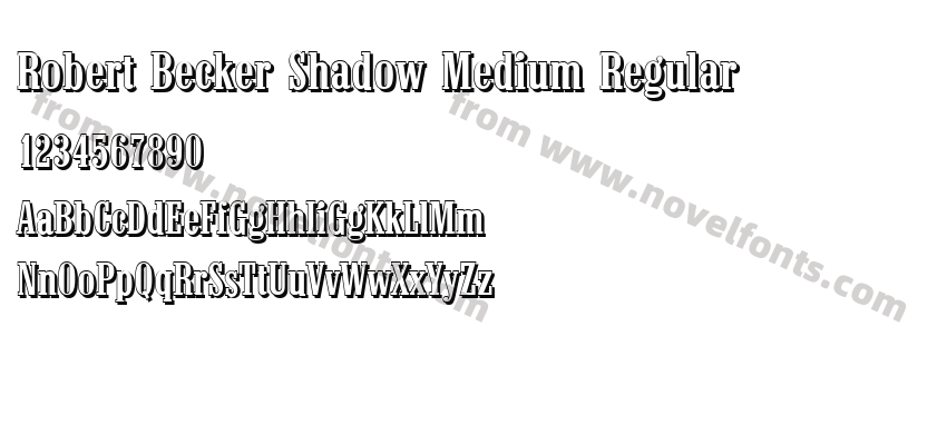 Robert Becker Shadow Medium RegularPreview