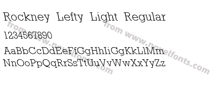 Rockney Lefty Light RegularPreview